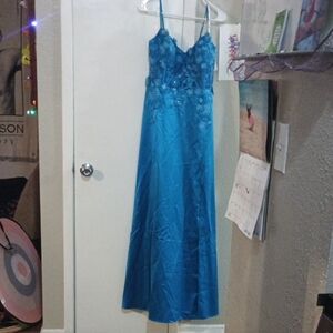 Elegant Blue Evening Dress